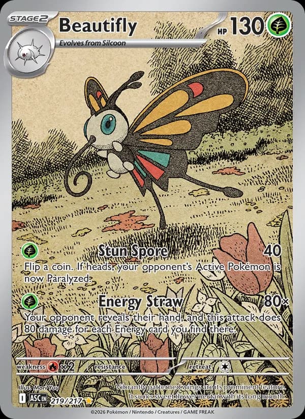 Beautifly 219/217, Ascended Heroes