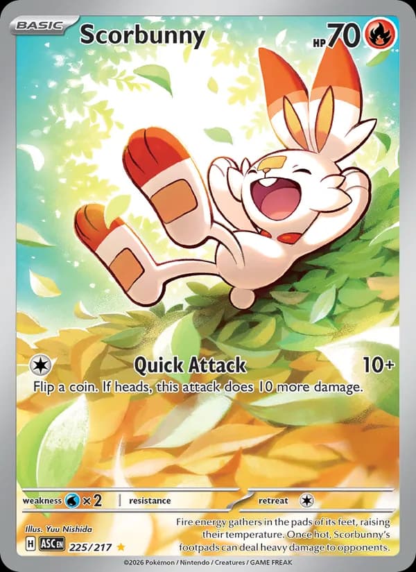Scorbunny 225/217, Ascended Heroes