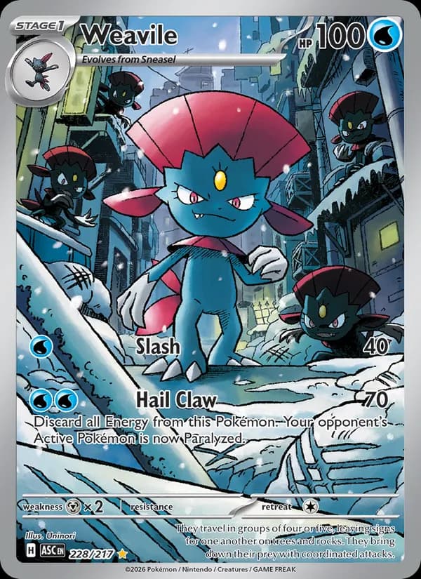 Weavile 228/217, Ascended Heroes