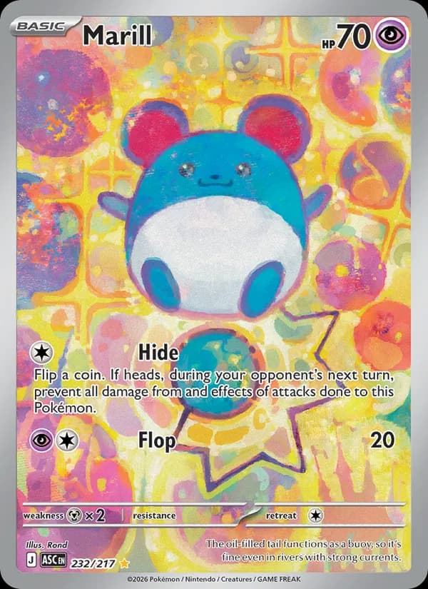 Marill 232/217, Ascended Heroes
