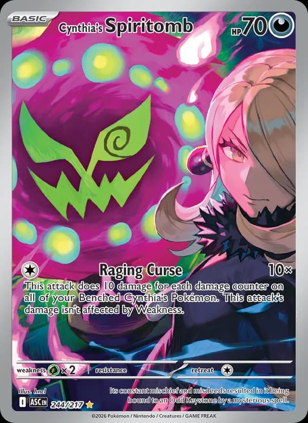 Cynthia's Spiritomb 244/217, Ascended Heroes