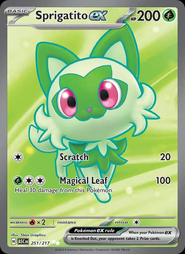 Sprigatito ex 251/217, Ascended Heroes