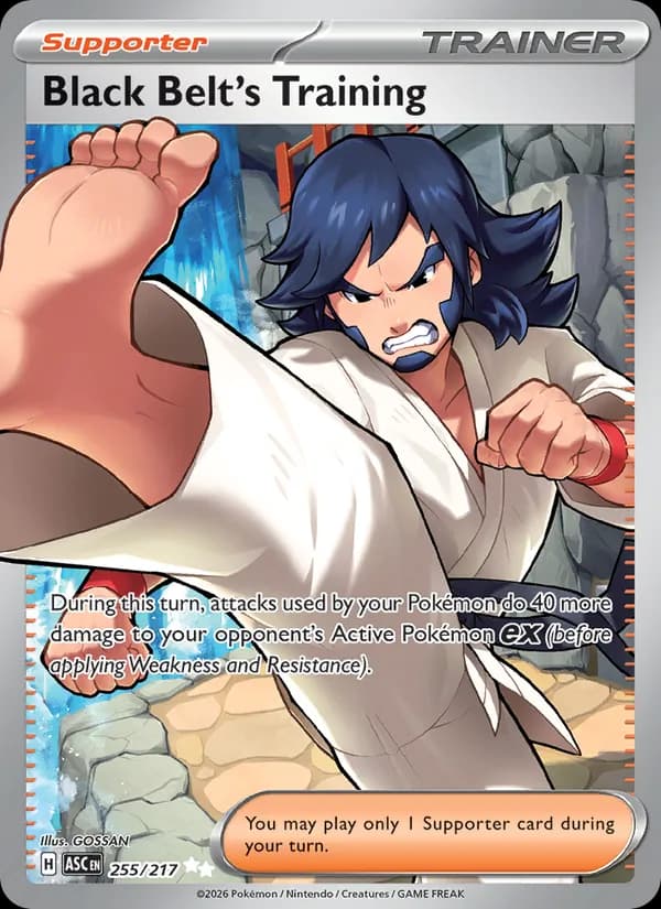 Black Belt's Training 255/217, Ascended Heroes
