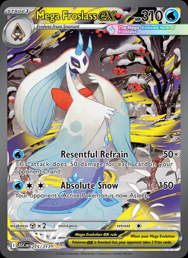Mega Froslass ex 275/217, Ascended Heroes