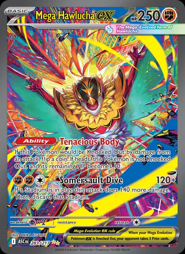 Mega Hawlucha ex 283/217, Ascended Heroes
