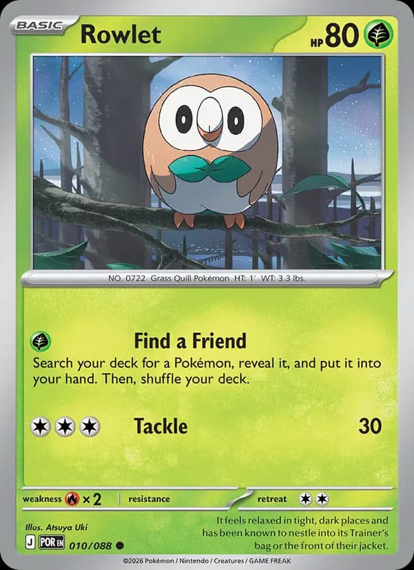 Rowlet 010/88, Perfect Order
