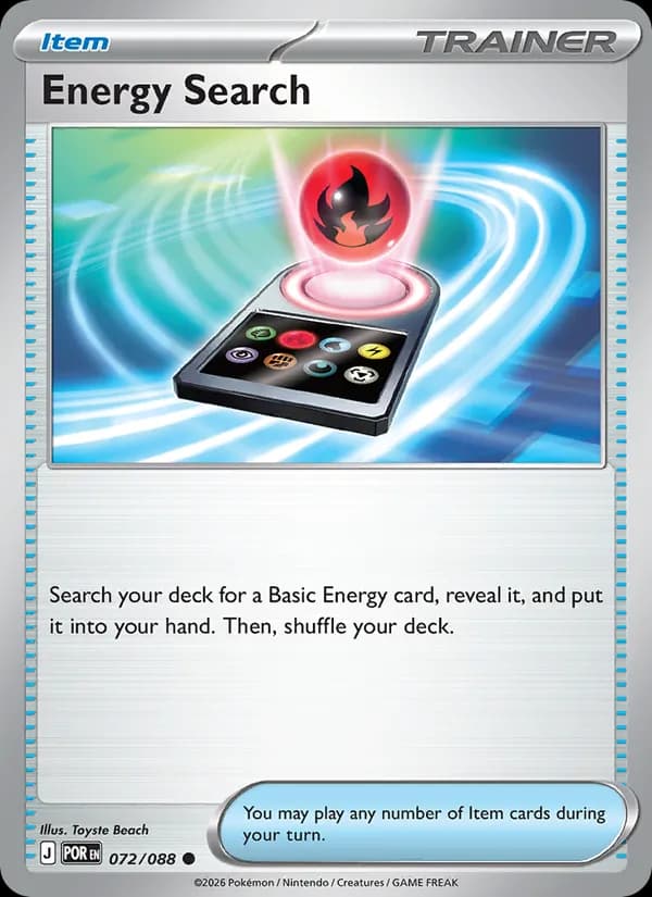 Energy Search 072/88, Perfect Order