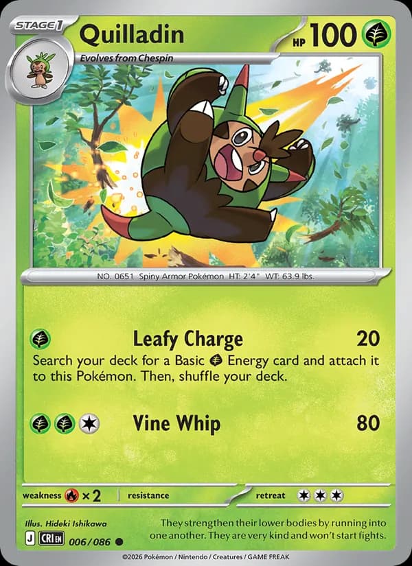 Quilladin 006/86, Chaos Rising