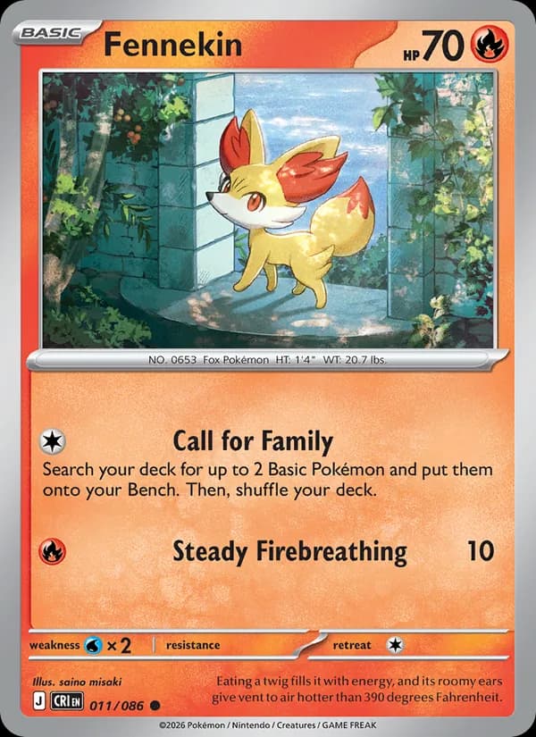 Fennekin 011/86, Chaos Rising
