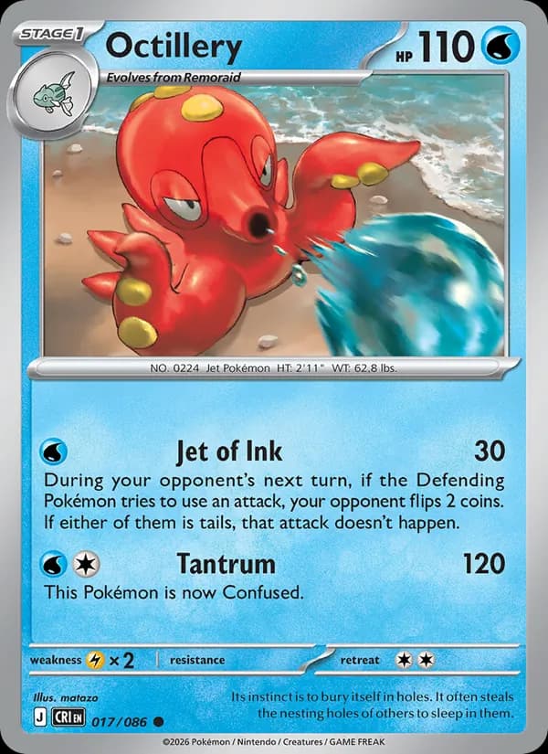 Octillery 017/86, Chaos Rising