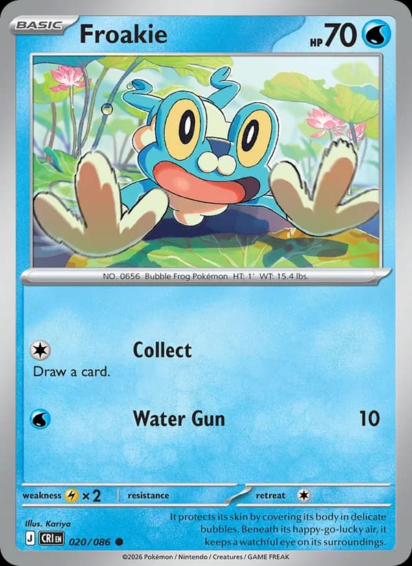 Froakie 020/86, Chaos Rising