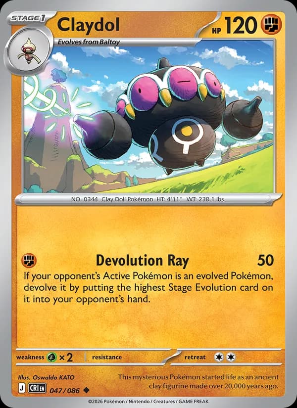 Claydol 047/86, Chaos Rising