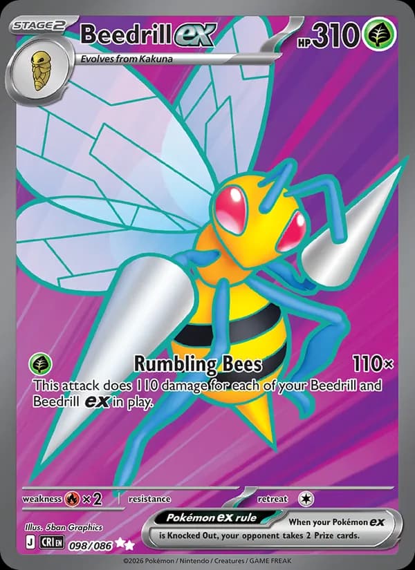 Beedrill ex 098/86, Chaos Rising