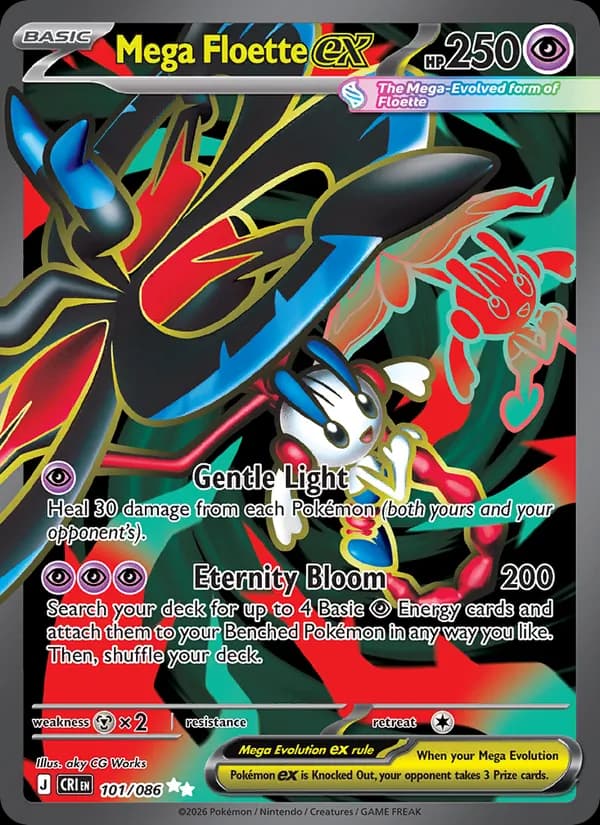 Mega Floette ex 101/86, Chaos Rising