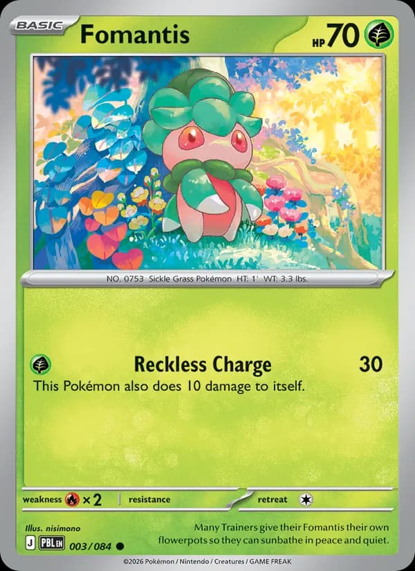 Fomantis 003/84, Pitch Black