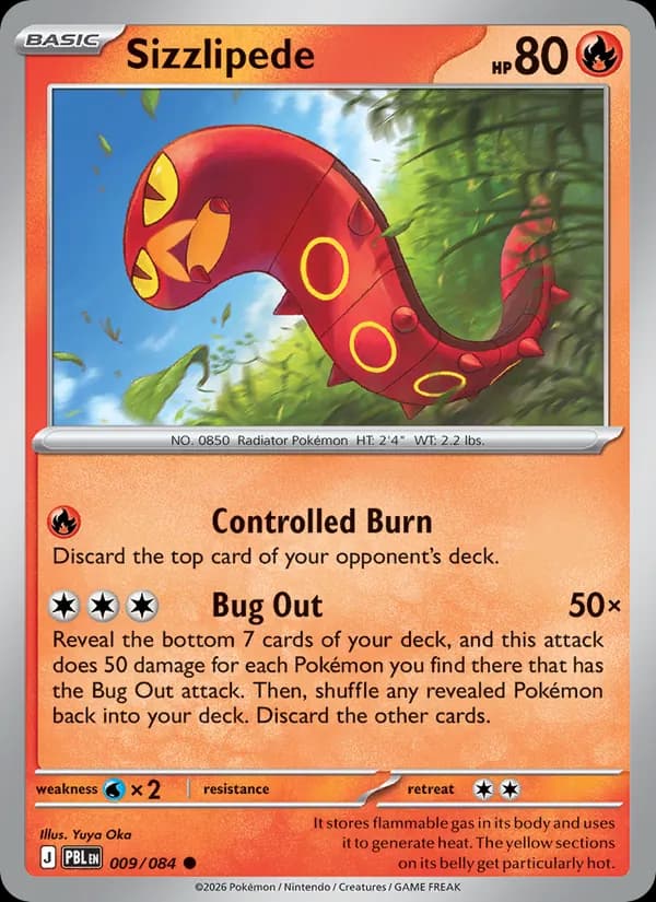 Sizzlipede 009/84, Pitch Black