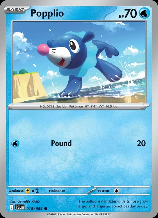 Popplio 018/84, Pitch Black