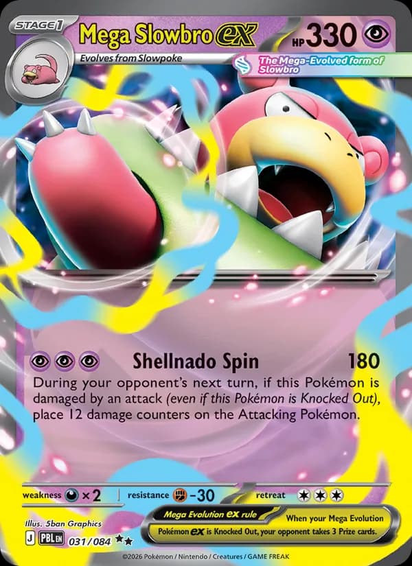 Mega Slowbro ex 031/84, Pitch Black