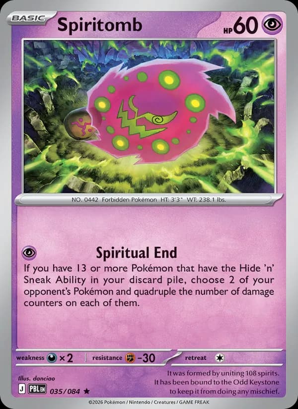 Spiritomb 035/84, Pitch Black
