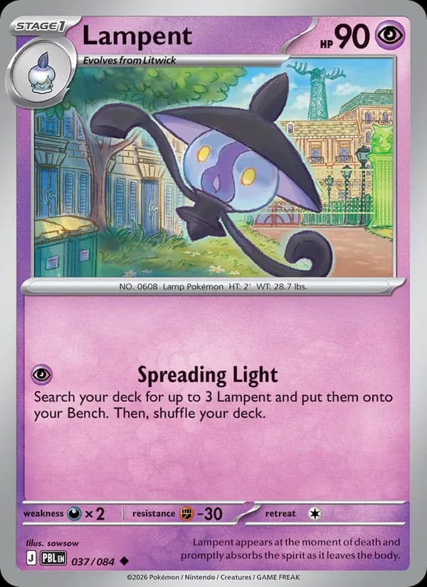 Lampent 037/84, Pitch Black