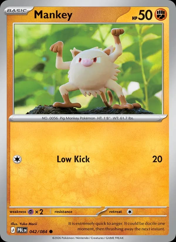 Mankey 042/84, Pitch Black