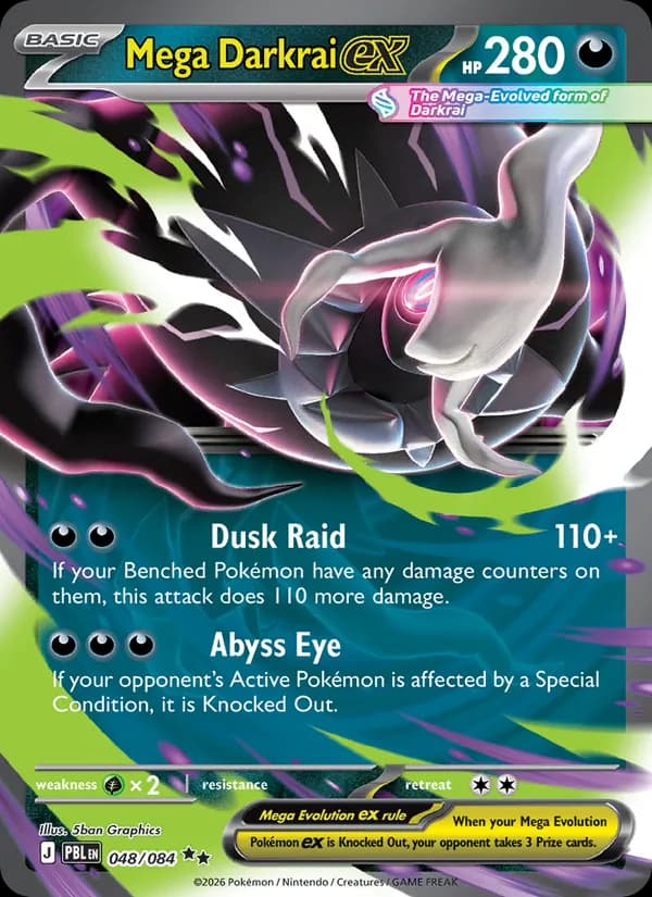 Mega Darkrai ex 048/84, Pitch Black