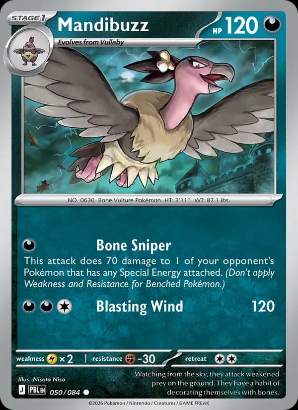 Mandibuzz 050/84, Pitch Black