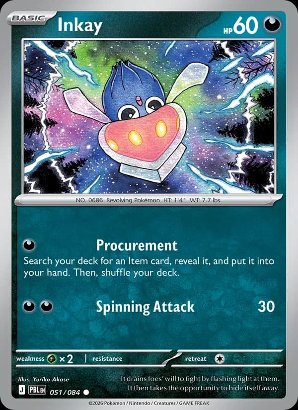 Inkay 051/84, Pitch Black