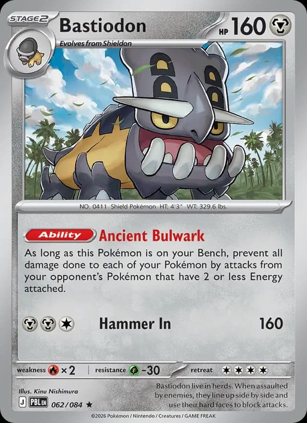 Bastiodon 062/84, Pitch Black