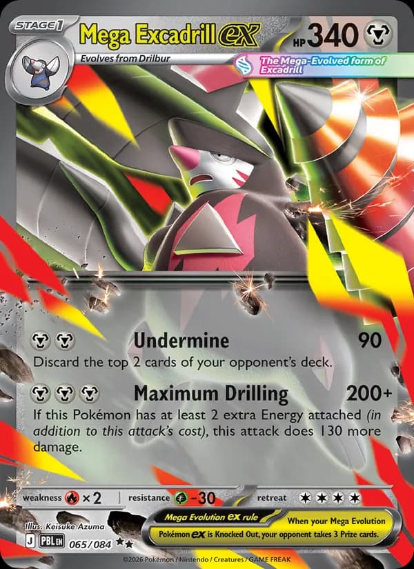 Mega Excadrill ex 065/84, Pitch Black