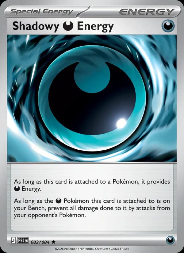 Shadowy Darkness Energy 083/84, Pitch Black