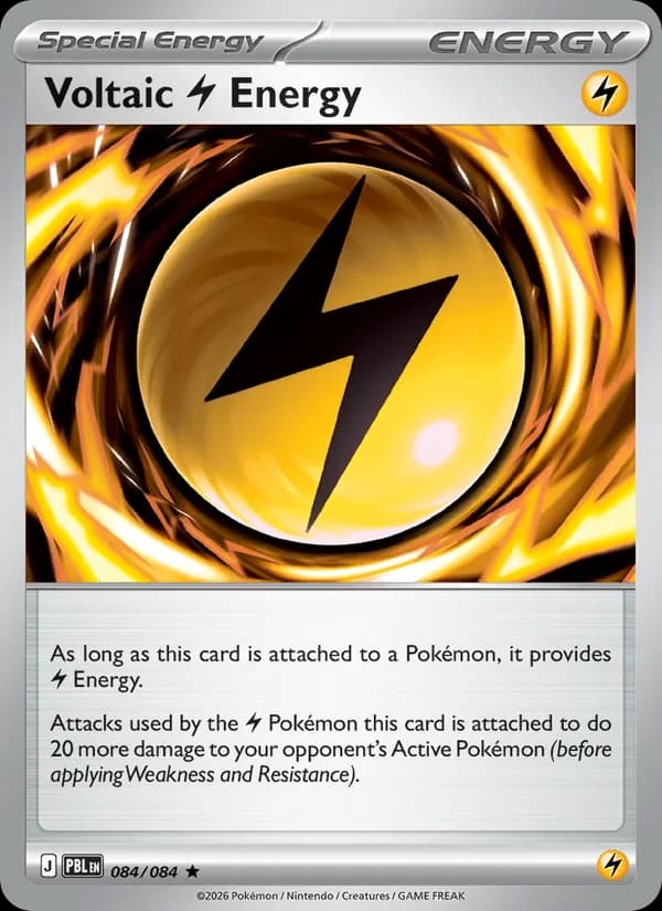 Voltaic Lightning Energy 084/84, Pitch Black