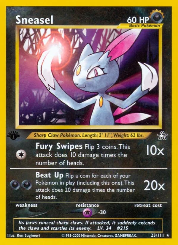 Sneasel 25/111, Neo Genesis