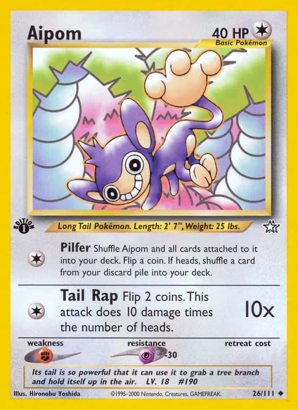 Aipom 26/111, Neo Genesis