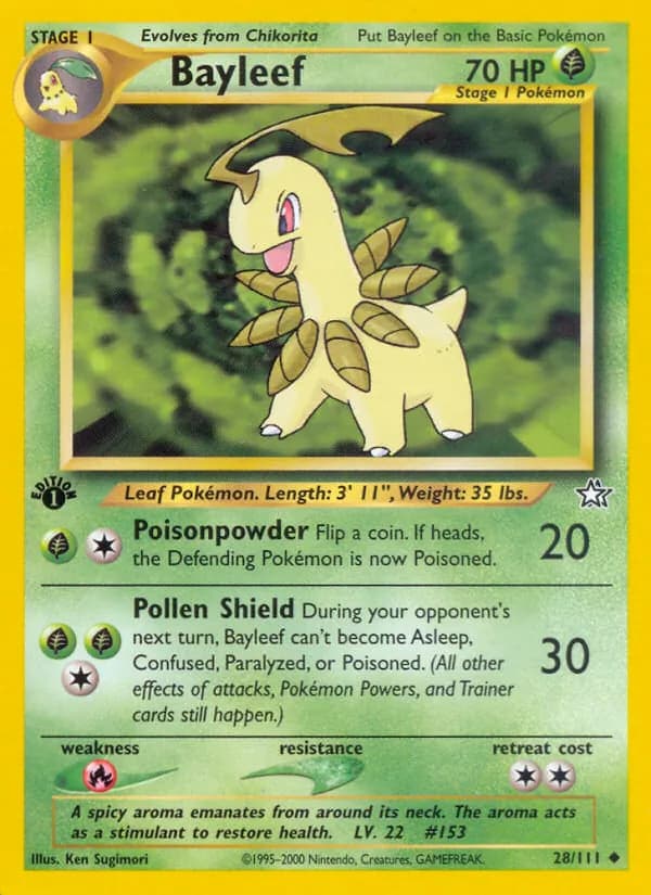 Bayleef 28/111, Neo Genesis