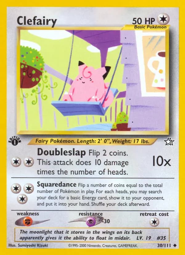 Clefairy 30/111, Neo Genesis