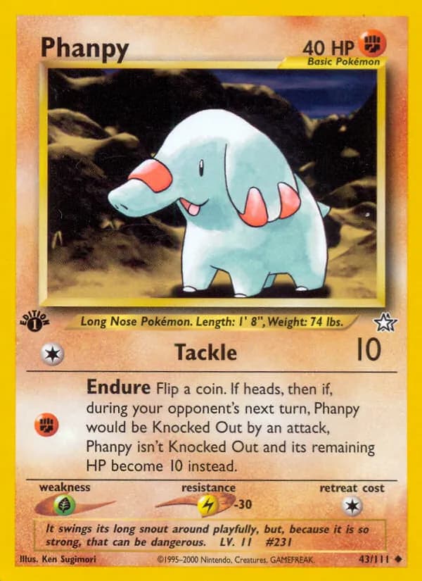 Phanpy 43/111, Neo Genesis