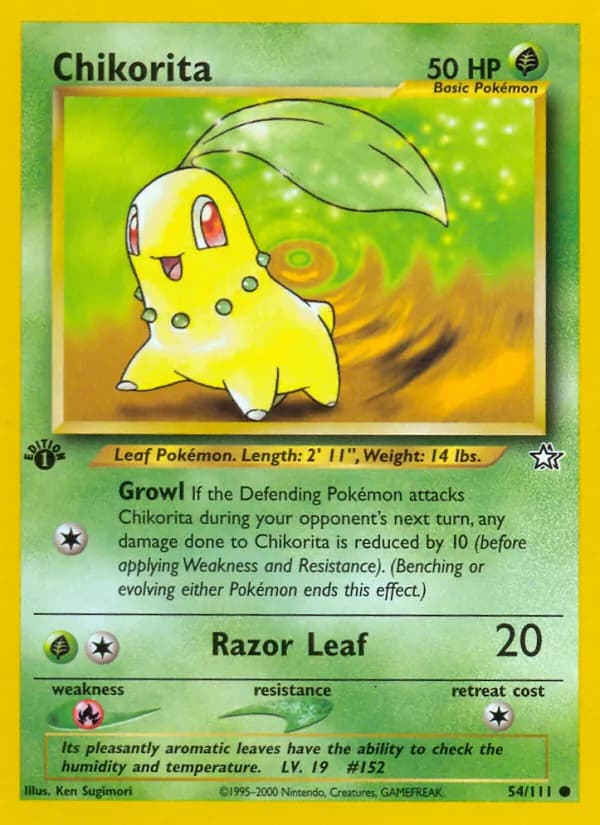 Chikorita 54/111, Neo Genesis