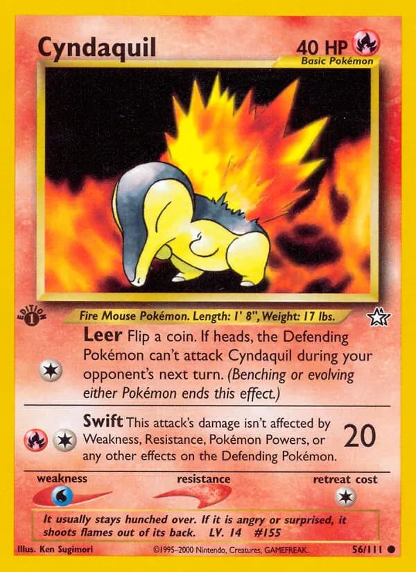 Cyndaquil 56/111, Neo Genesis