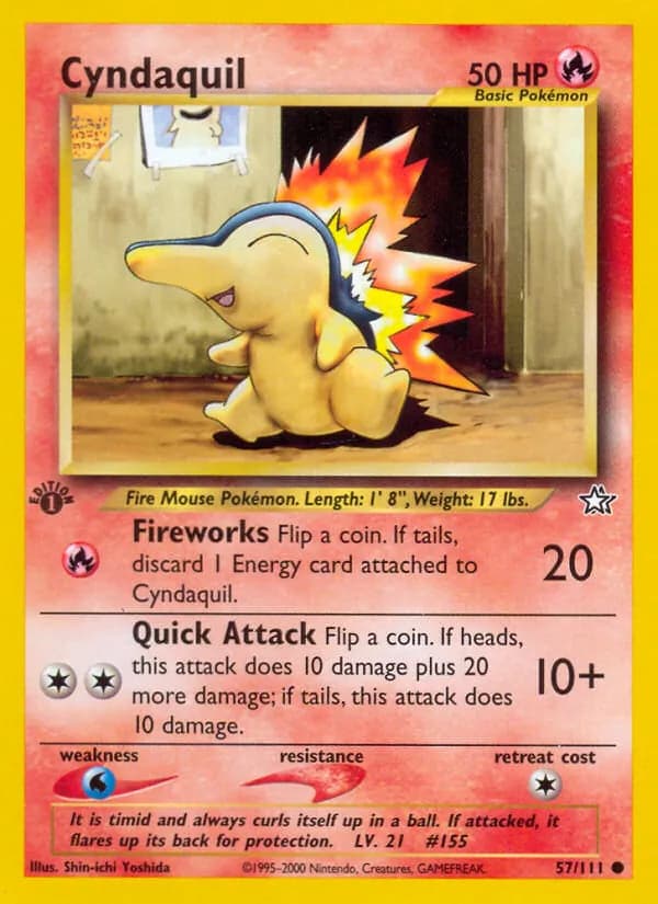Cyndaquil 57/111, Neo Genesis