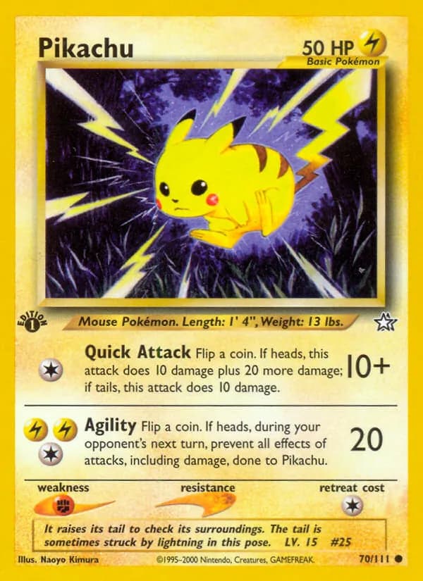 Pikachu 70/111, Neo Genesis