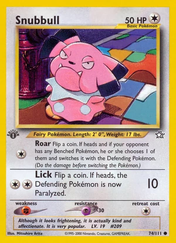 Snubbull 74/111, Neo Genesis