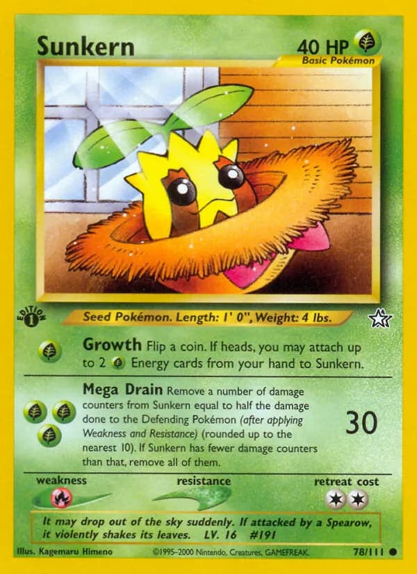 Sunkern 78/111, Neo Genesis