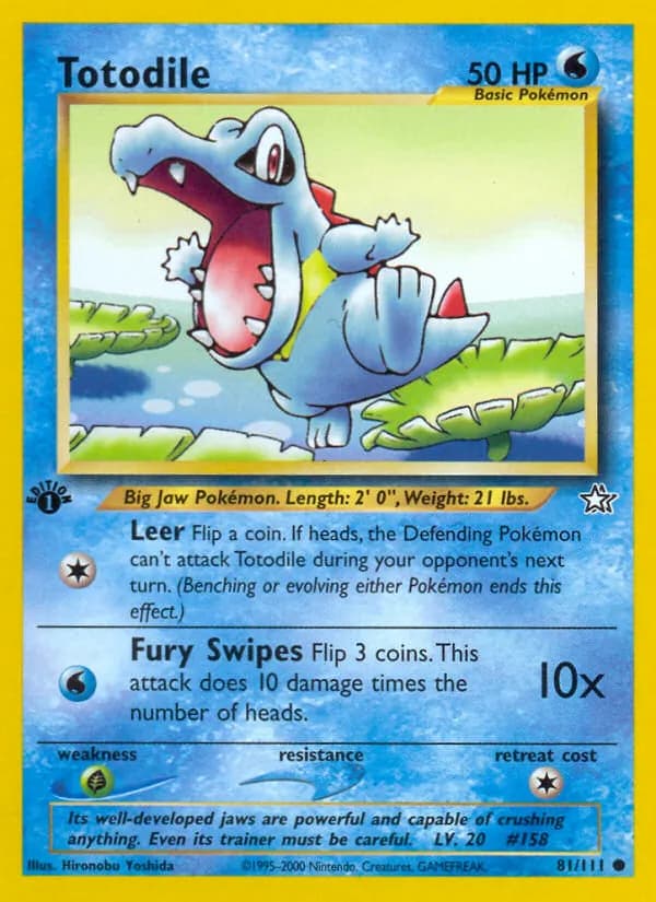 Totodile 81/111, Neo Genesis