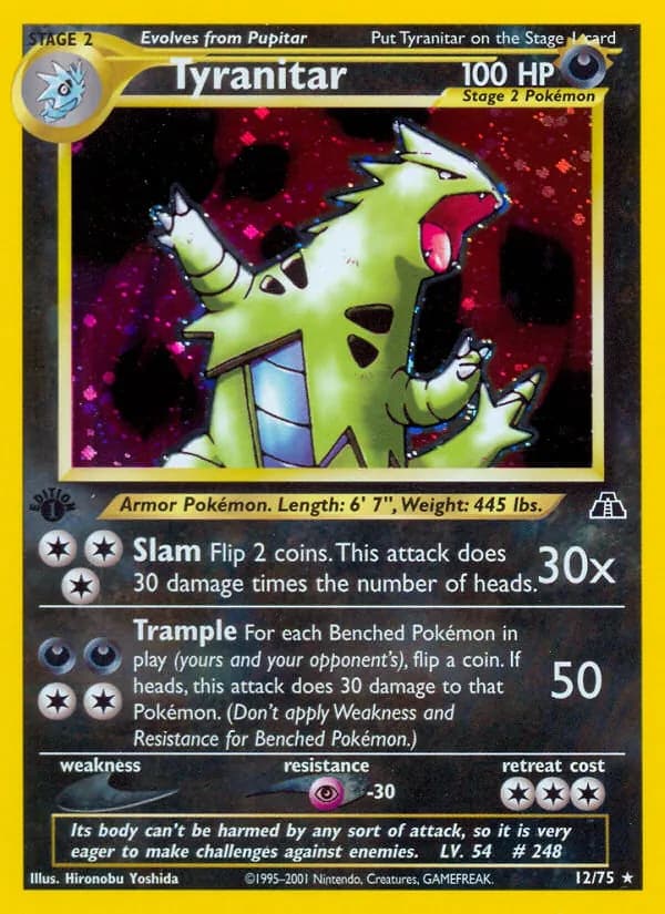 Tyranitar 12/75, Neo Discovery