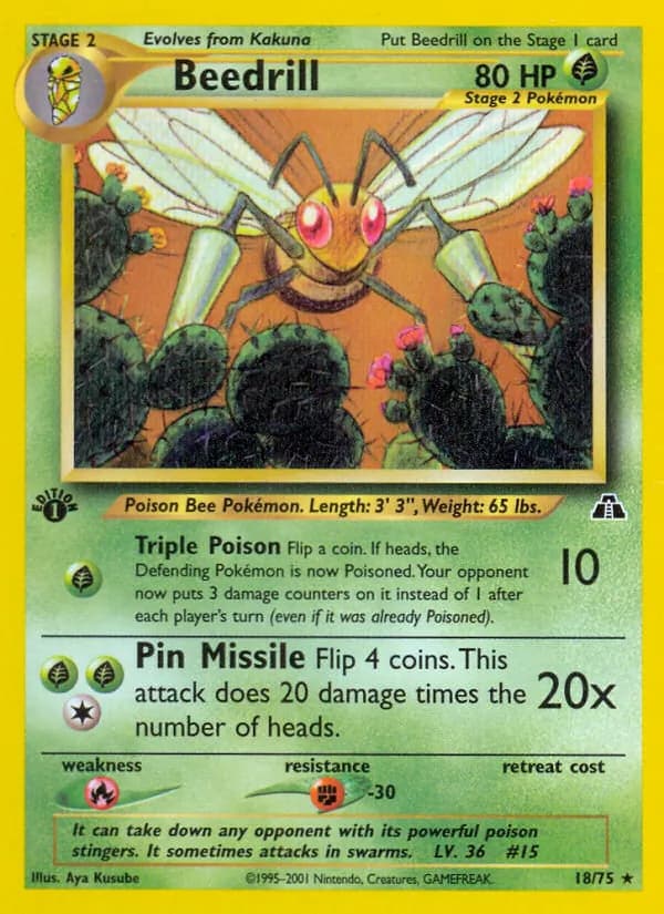 Beedrill 18/75, Neo Discovery