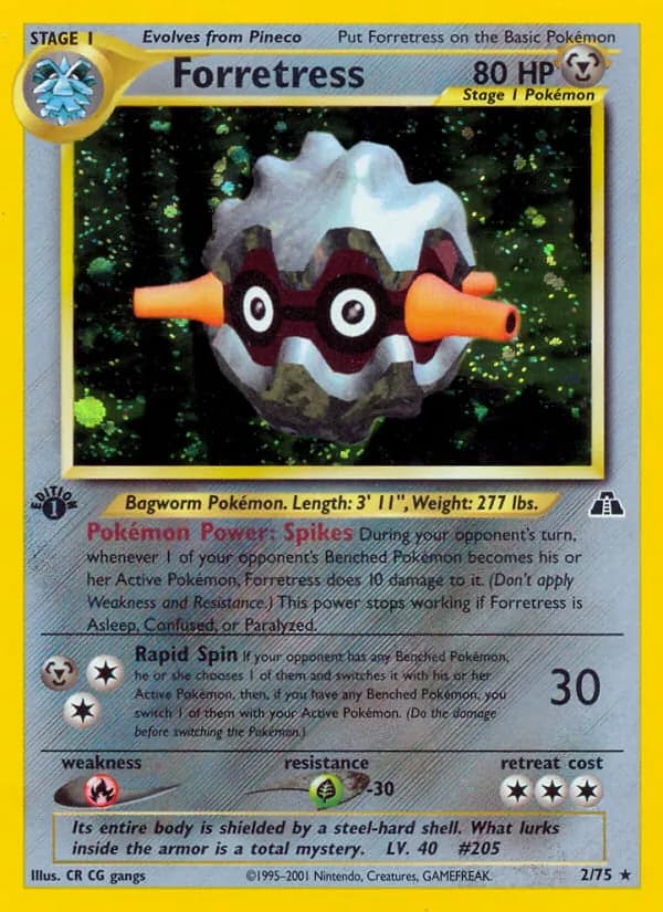 Forretress 2/75, Neo Discovery