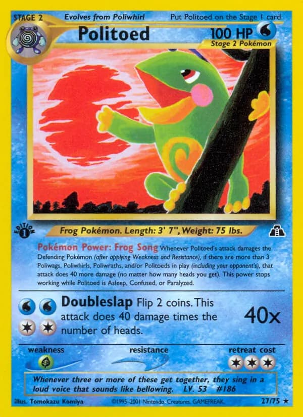 Politoed 27/75, Neo Discovery