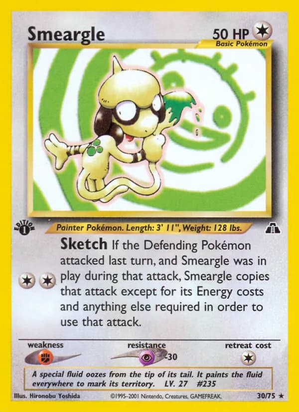 Smeargle 30/75, Neo Discovery