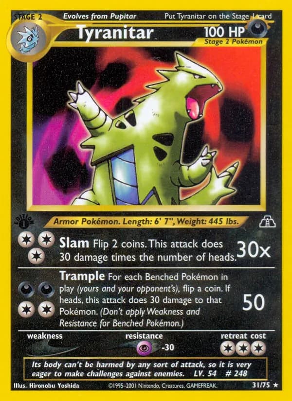 Tyranitar 31/75, Neo Discovery